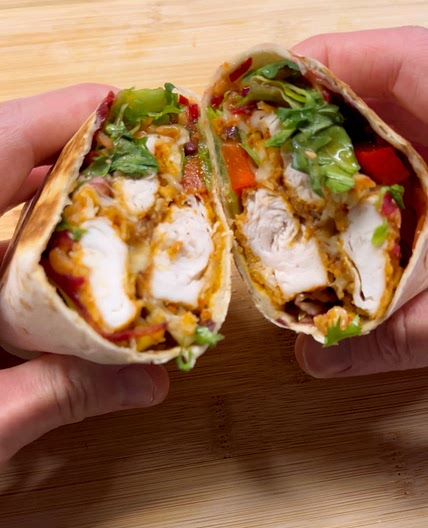 Sweet Chilli Crispy Chicken Wrap