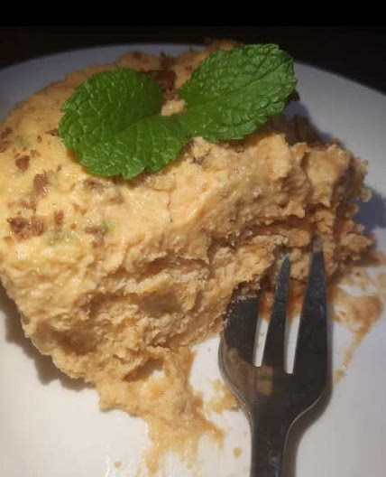 Peppermint Crisp fridge tart