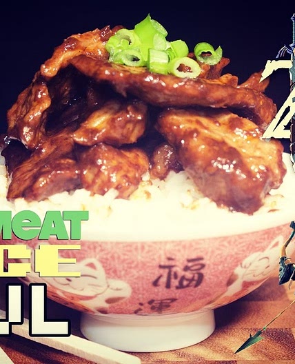 Prime Meat and rice bowl from breath of the wild