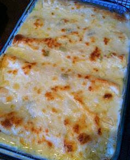 White Chicken Enchiladas