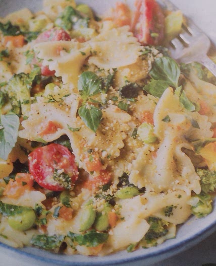 Nisha's Pasta Primavera Alfredo