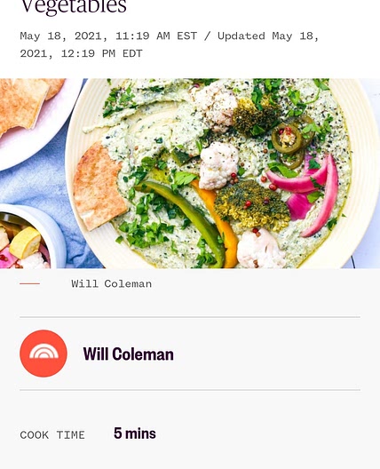 Whipped Feta with Quick-Pickled Vegetables