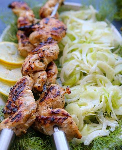 Yogurt Herb Marinated Grilled Chicken