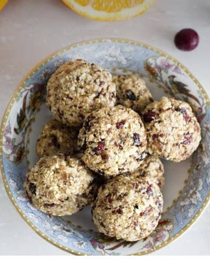 Cranberry Orange Bliss Balls