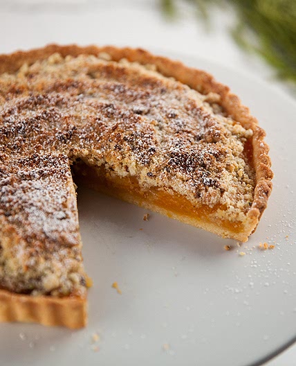 Apricot and Pistachio Tart