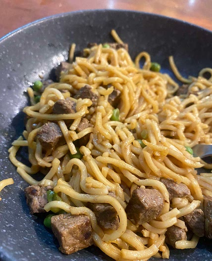 Steak and Noodles