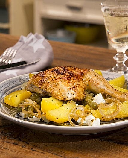Griechische Hähnchenpfanne