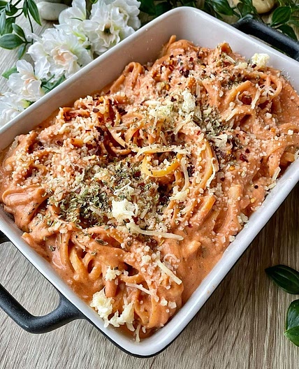 Pasta tiktok i ugn