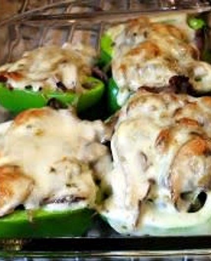 Philly Cheese Stuffed Peppers