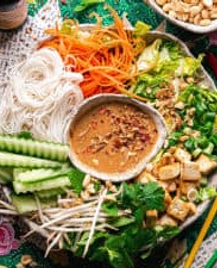 Vietnamese noodle salad