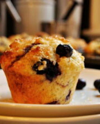 One Bowl Blueberry Muffins