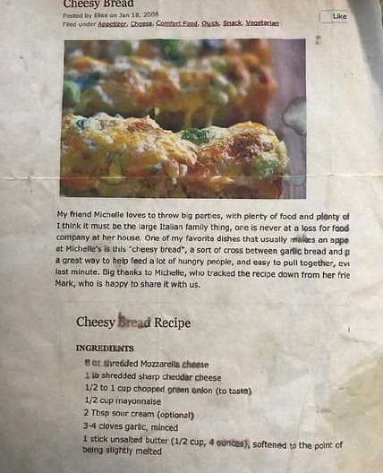 Cheesy Garlic Bread