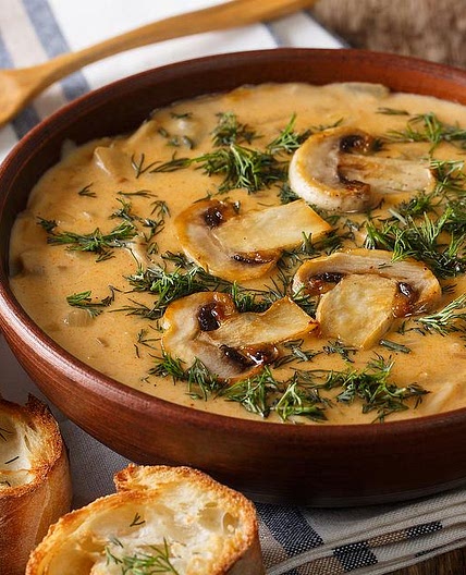 Hungarian Mushroom Soup Recipe