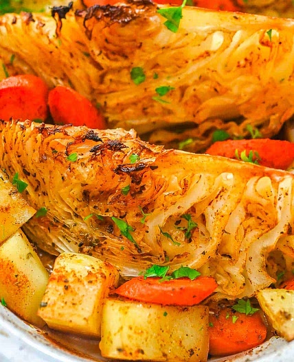 Braised Cabbage and Vegetables