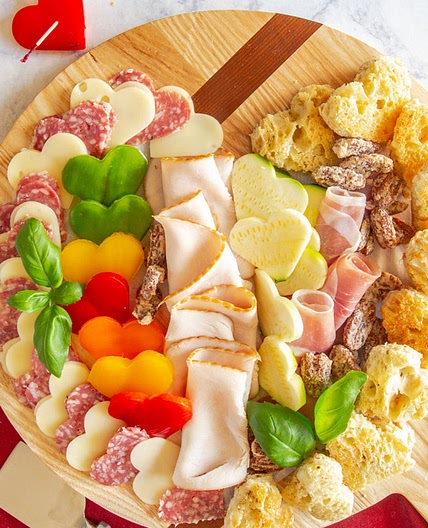 Valentine's Day Charcuterie Board