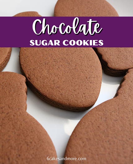 No Chill No Spread Chocolate Sugar Cookies