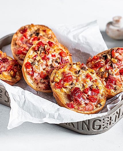 Superschnelle Pizzabrötchen