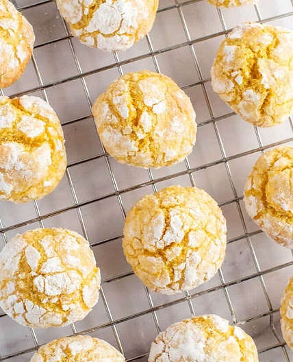 Lemon Crinkle Cookies