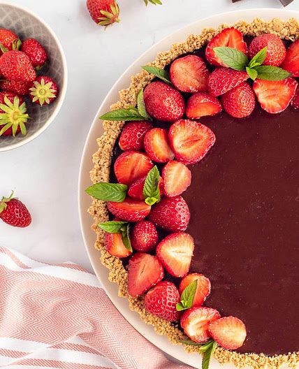 Strawberry Chocolate Tart