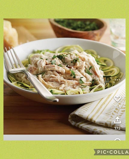 Chicken Zoodle Alfredo