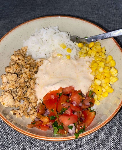 Chicken Burrito Bowl Meal Prep