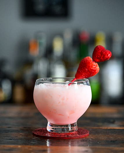 Chocolate Covered Strawberry Cocktail