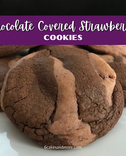 Chocolate Covered Strawberry Cookies