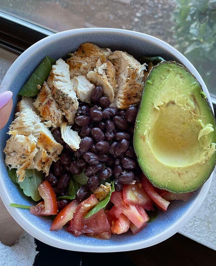 Southwest Chicken Bowls by @ems.intuitive.eats