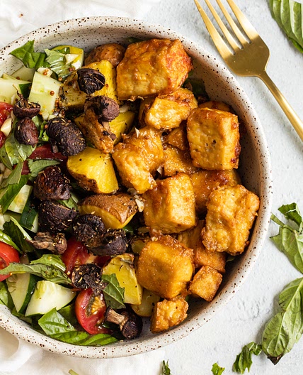 Savory & Crispy Oven Baked Tofu
