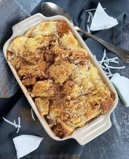 Coconut Bread Pudding 