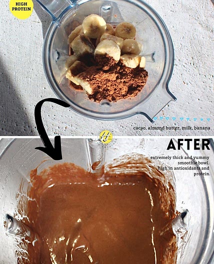 Chocolate smoothie