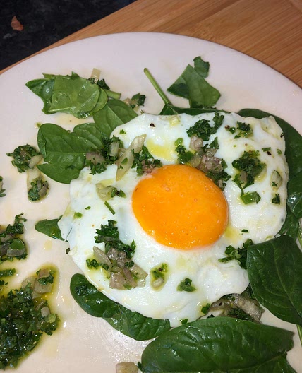 Green eggs and chilli