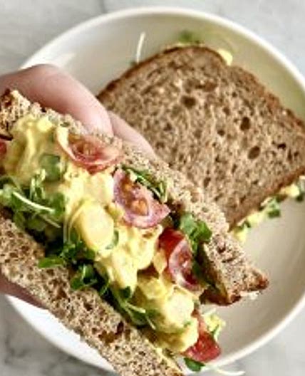 pulse-based “egg” salad