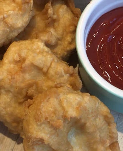 Homemade chicken nuggets