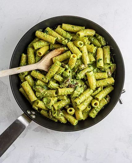 Pâtes au Pesto d'épinards