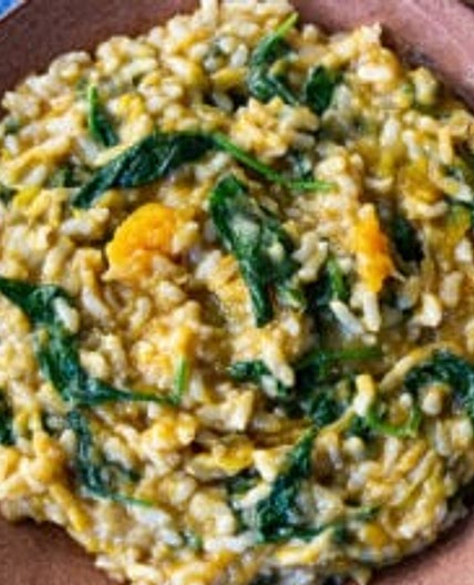 Butternut Squash Risotto ( Instant pot or stove-top)