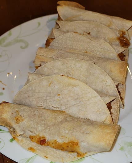 Dairy Free Gluten Free Cheesy Chicken Taquitos