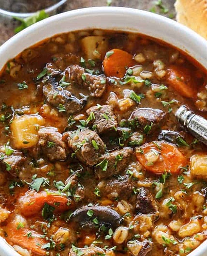 Slow Cooker Beef Barley Stew