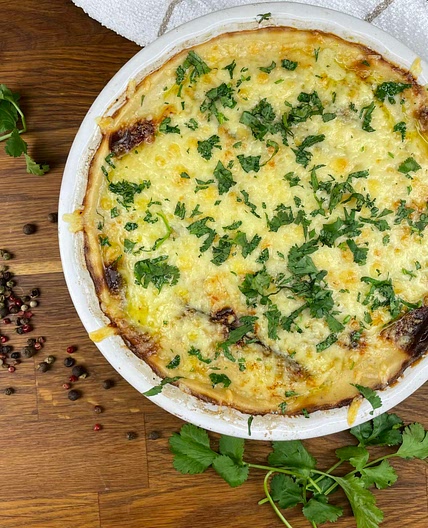 Courgette With Béchamel Sauce 