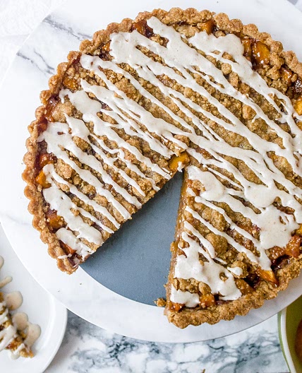 Brown Butter Peach Tart