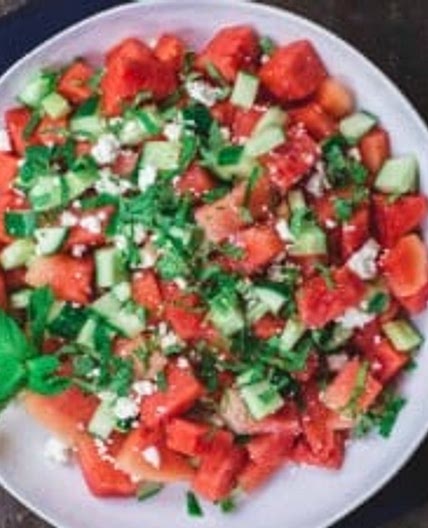 Mediterranean Watermelon Salad