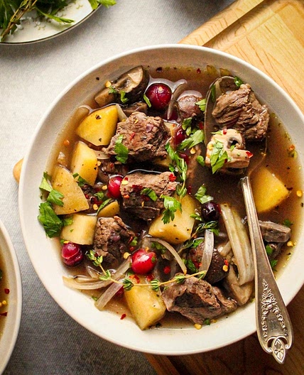 Cranberry Beef Stew