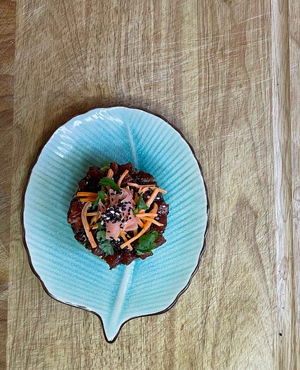 Ahi Poke with Edamame & Avocado