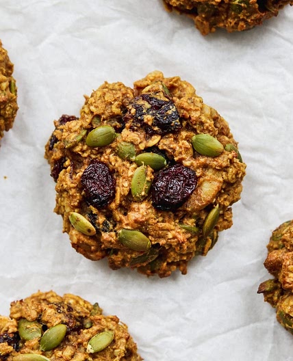 Cookies healthy aux flocons d'avoine et potimarron