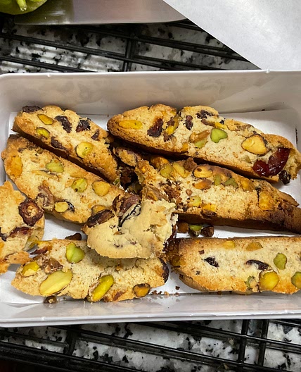 Cranberry Pistachio Biscotti