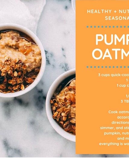 Pumpkin Oatmeal