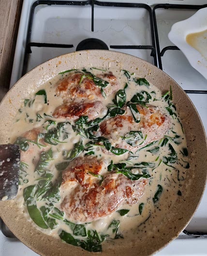 Chicken Florentine by Teo