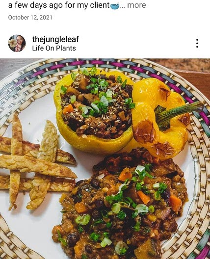 Bell Peppers Stuffed with Farro, Tomato, Spinach & Sunflower Seeds Parmesan