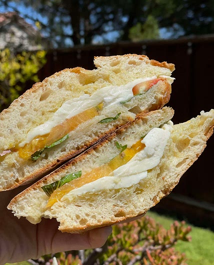 Farmers Market Caprese Sandwich 