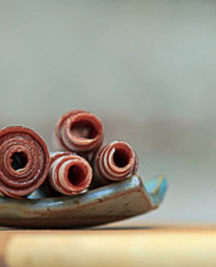 Peach and Ginger Fruit Leather